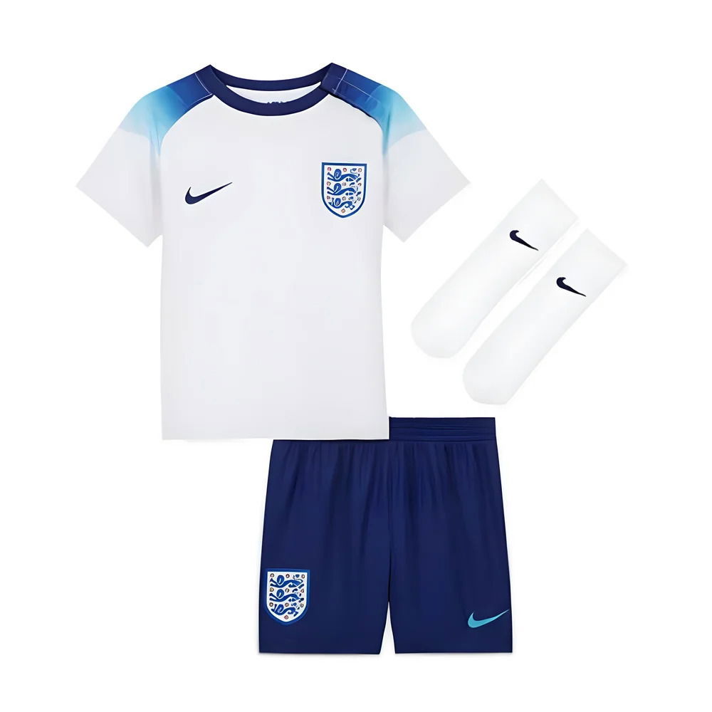 2022-2023 England Home Little Boys Mini Kit (Beckham 7)