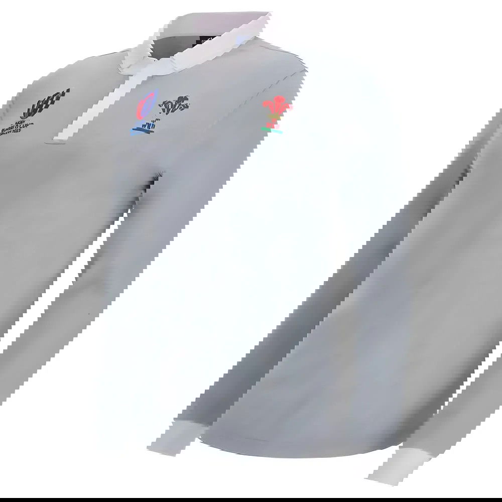 Wales RWC 2023 Rugby World Cup Rugby Jersey (Grey)