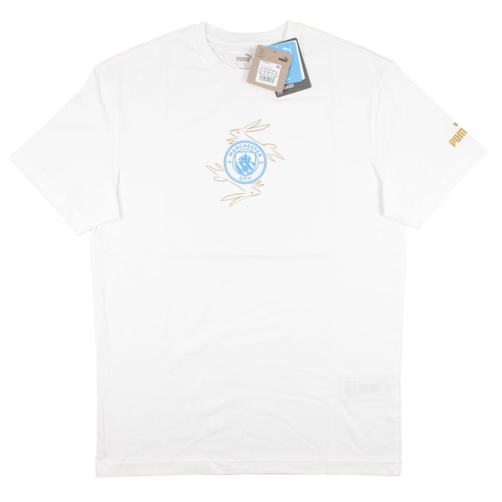 2022-2023 Man City Chinese New Year Tee (White) (Lewis 82)