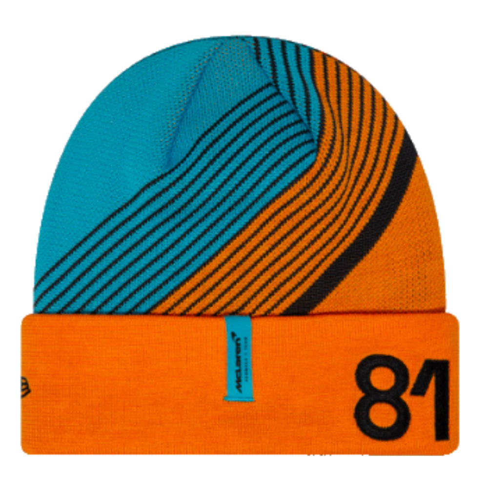 McLaren Oscar Piastri Team Cuff Beanie (Papaya)