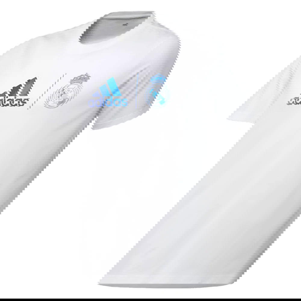 2023 Real Madrid Graphic Tee (White) (MODRIC 10)