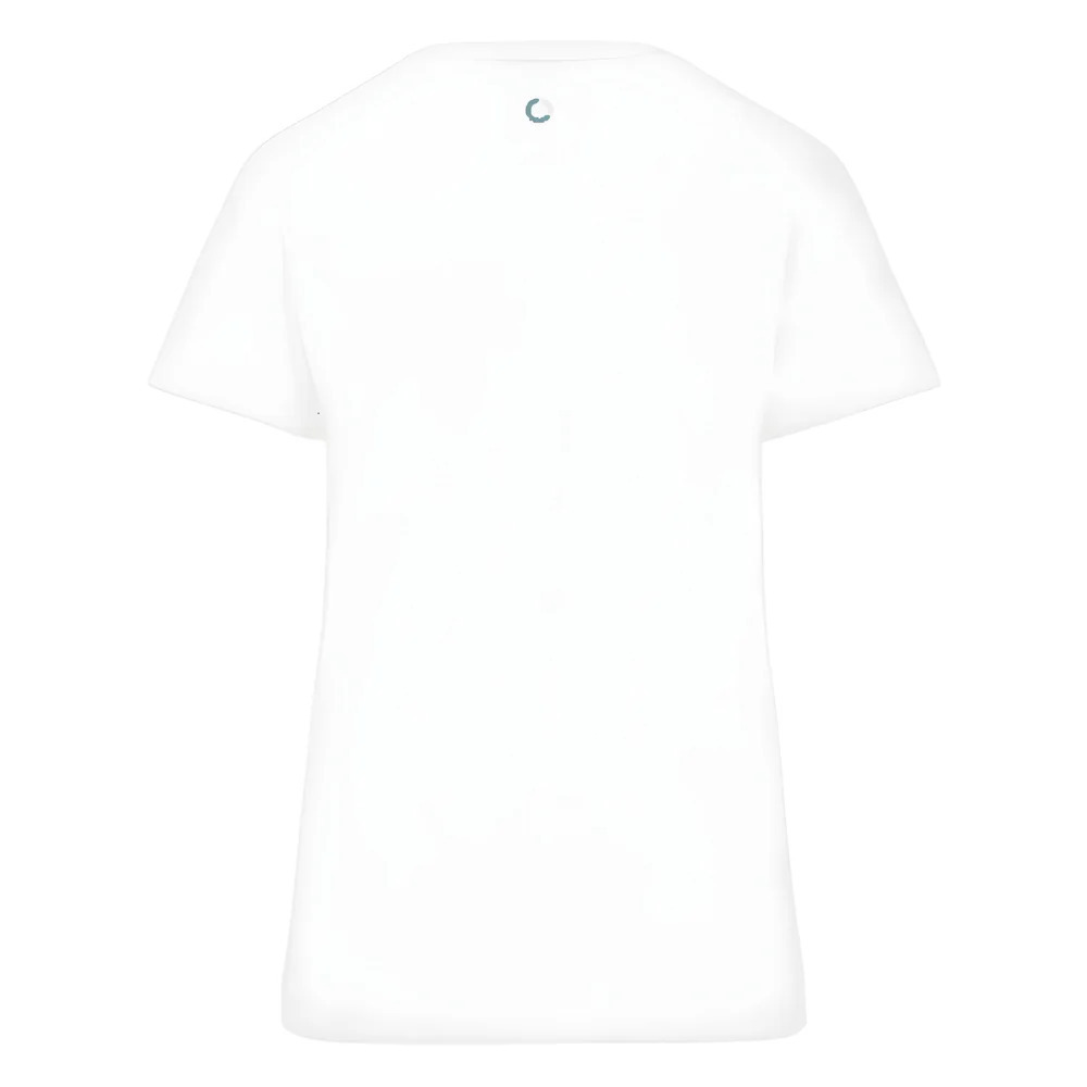 2023 Mercedes-AMG Petronas Large Logo T-Shirt (White) - Ladies