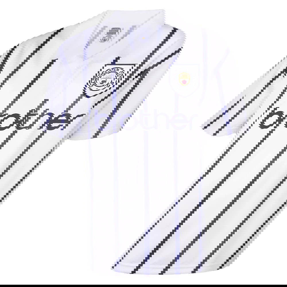 Manchester City 1993 Away Retro Football Shirt (Your Name)