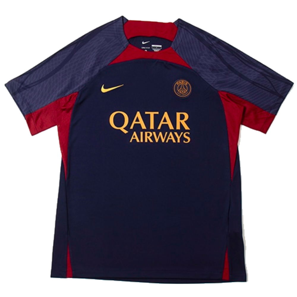 2023-2024 PSG Dri-Fit Strike Training Shirt (Navy) (O Dembele 10)