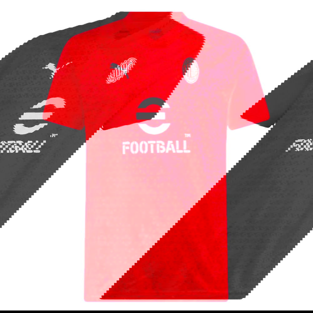 2023-2024 AC Milan Training Jersey (Red) (Your Name)