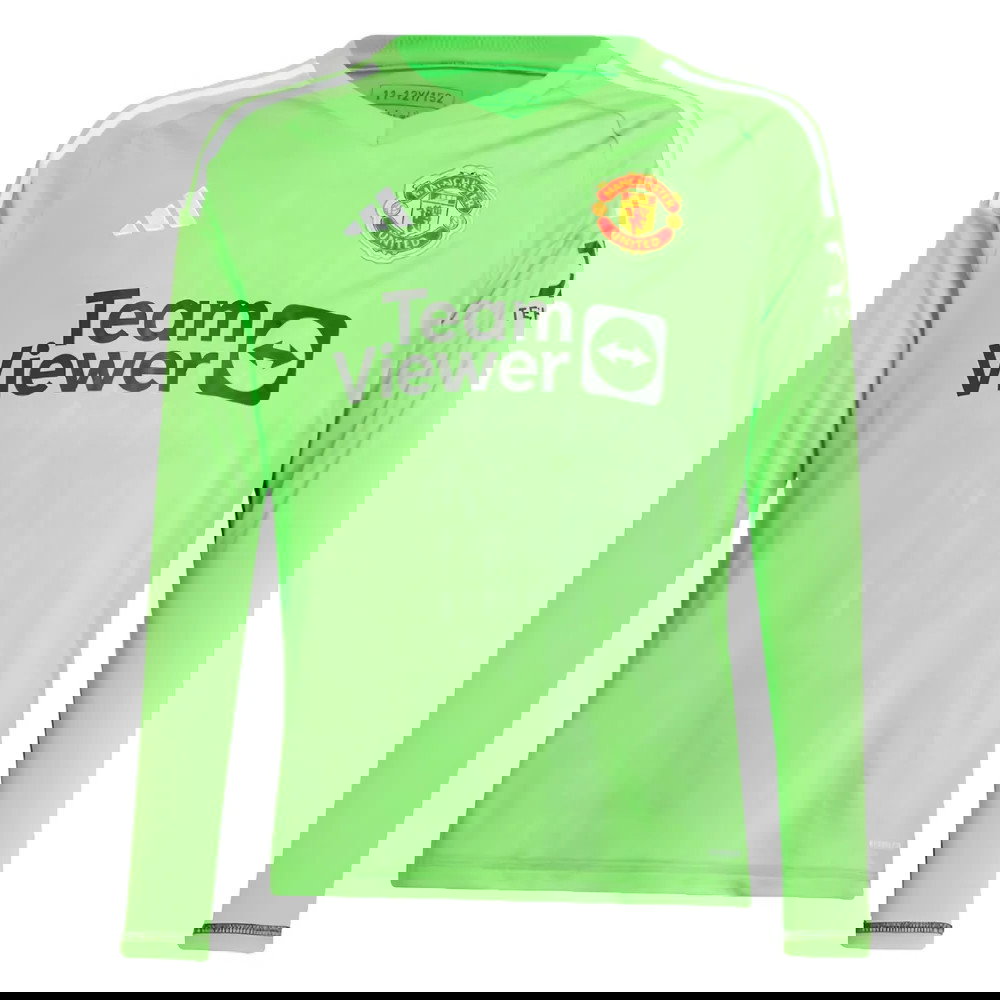 2023-2024 Man Utd Home Goalkeeper Shirt (Solar Green) - Kids (Altay 1)