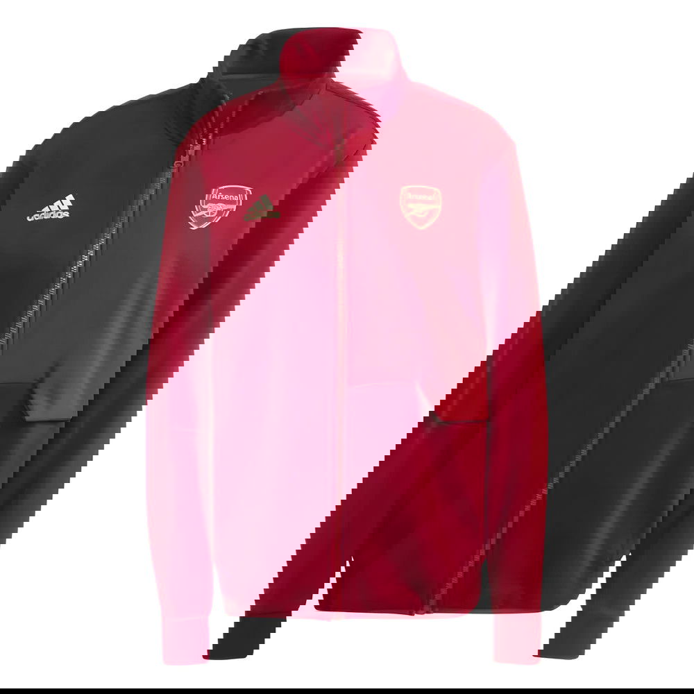 2023-2024 Arsenal Anthem Jacket (Red) - Ladies