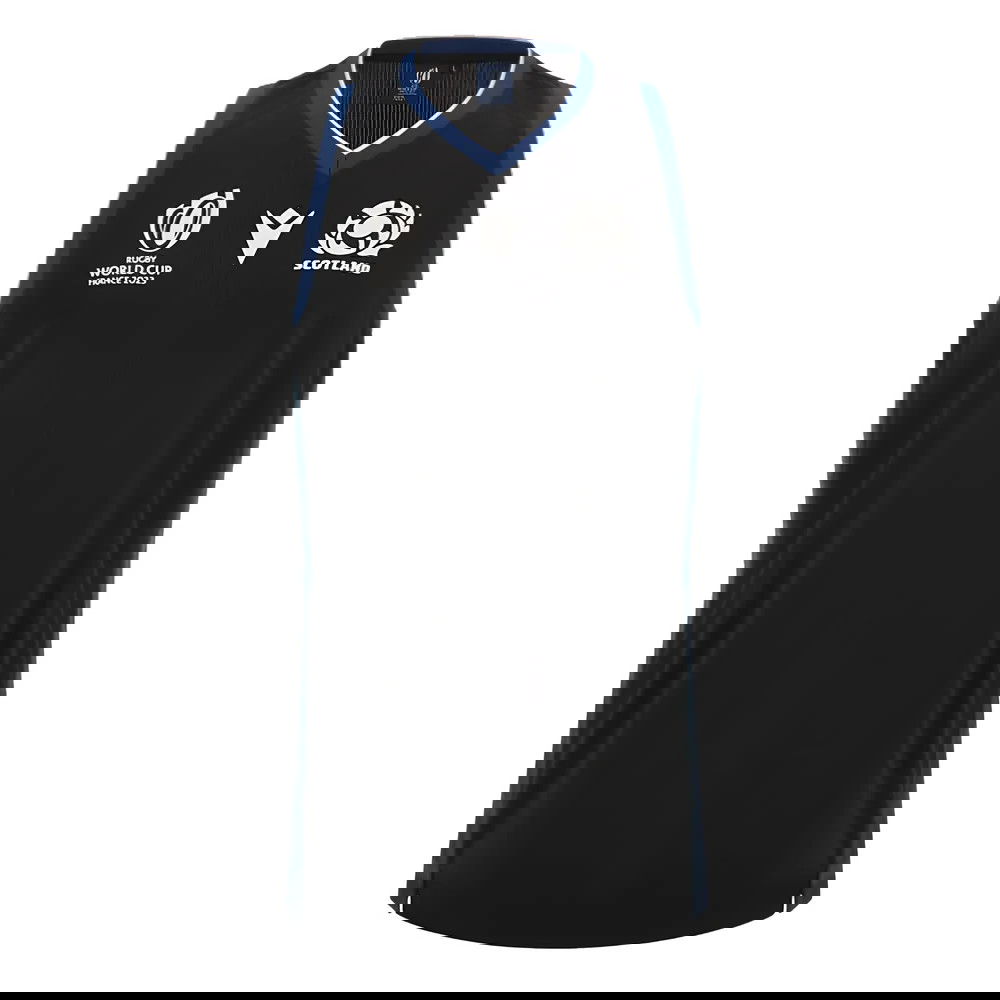 2023-2024 Scotland RWC Training Basketball Singlet (Black) (Your Name)