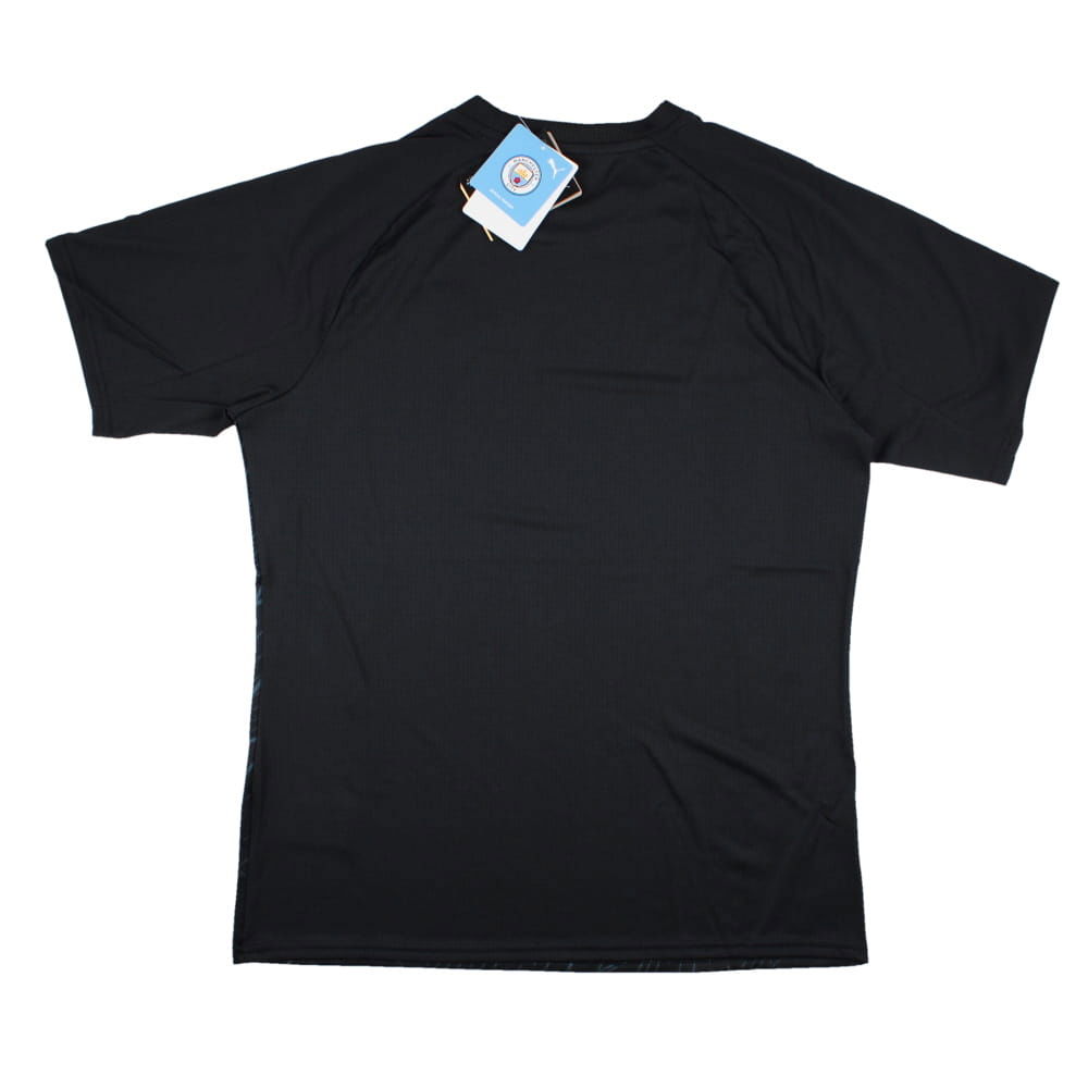 2023-2024 Man City Pre-Match Jersey (Dark Navy) (SILVA 21)