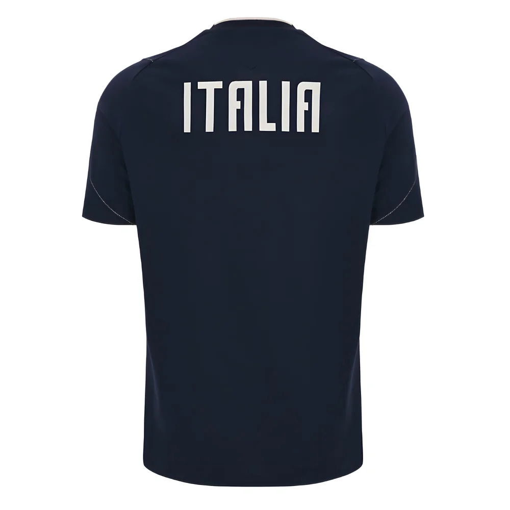 2023-2024 Italy Rugby Travel Player Shirt (Navy)