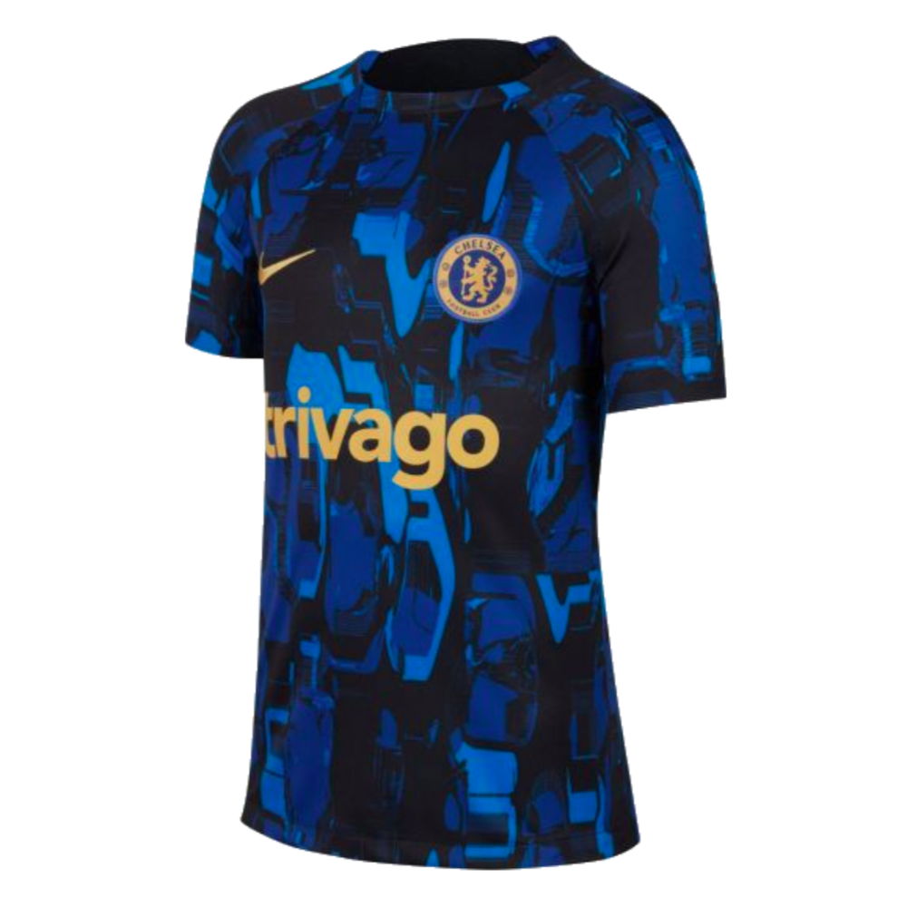2023-2024 Chelsea Academy Pro Tee (Blue) - Kids (D.D.FOFANA 27)