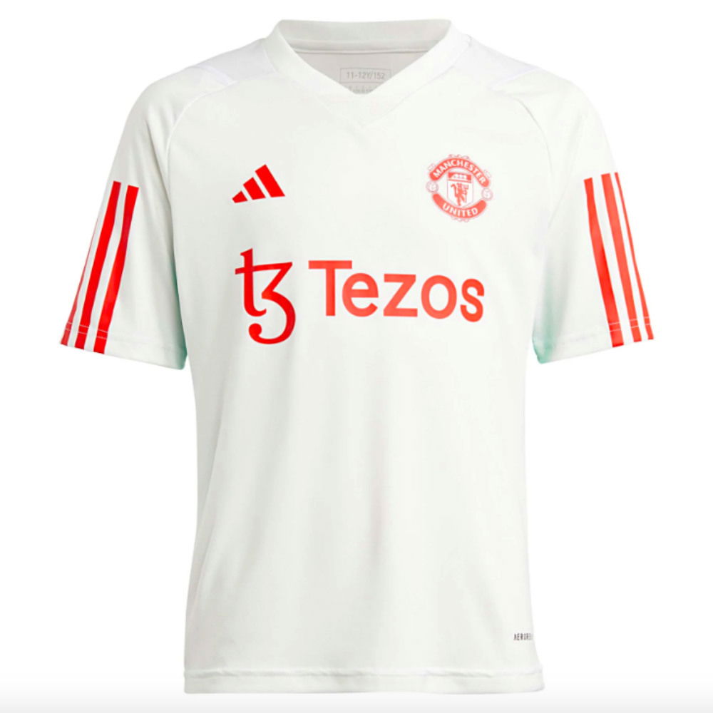 2023-2024 Man Utd Training Jersey (White) - Kids (Boe Risa 8)