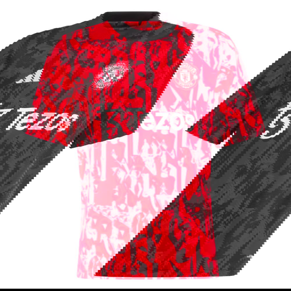 2023-2024 Man Utd Pre-Match Shirt (Red) - Kids (Dalot 20)