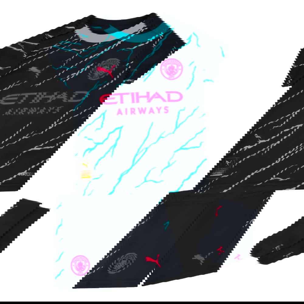 2023-2024 Man City Third Baby Kit (SILVA 21)