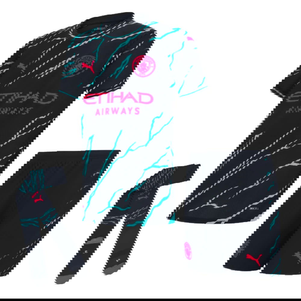 2023-2024 Man City Third Mini Kit (Your Name)