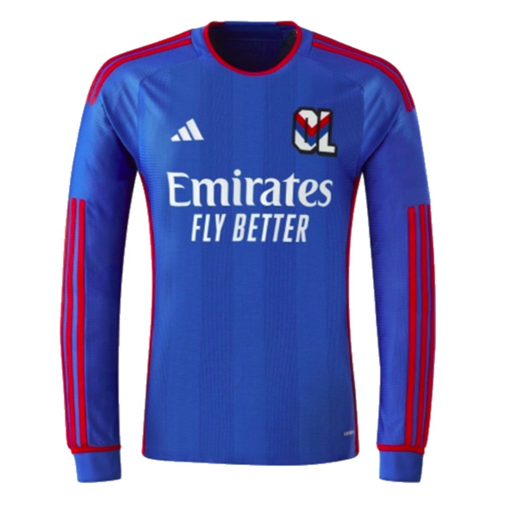 2023-2024 Olympique Lyon Long Sleeve Away Shirt (Tolisso 88)