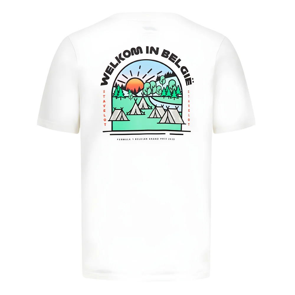2023 Formula 1 F1 RS Spa T-Shirt (White)