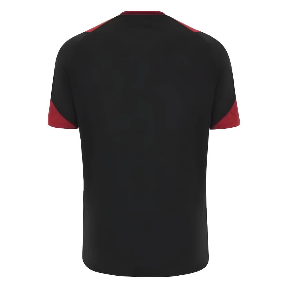 2023-2024 Wales Rugby WRU Training Gym Shirt (Black)
