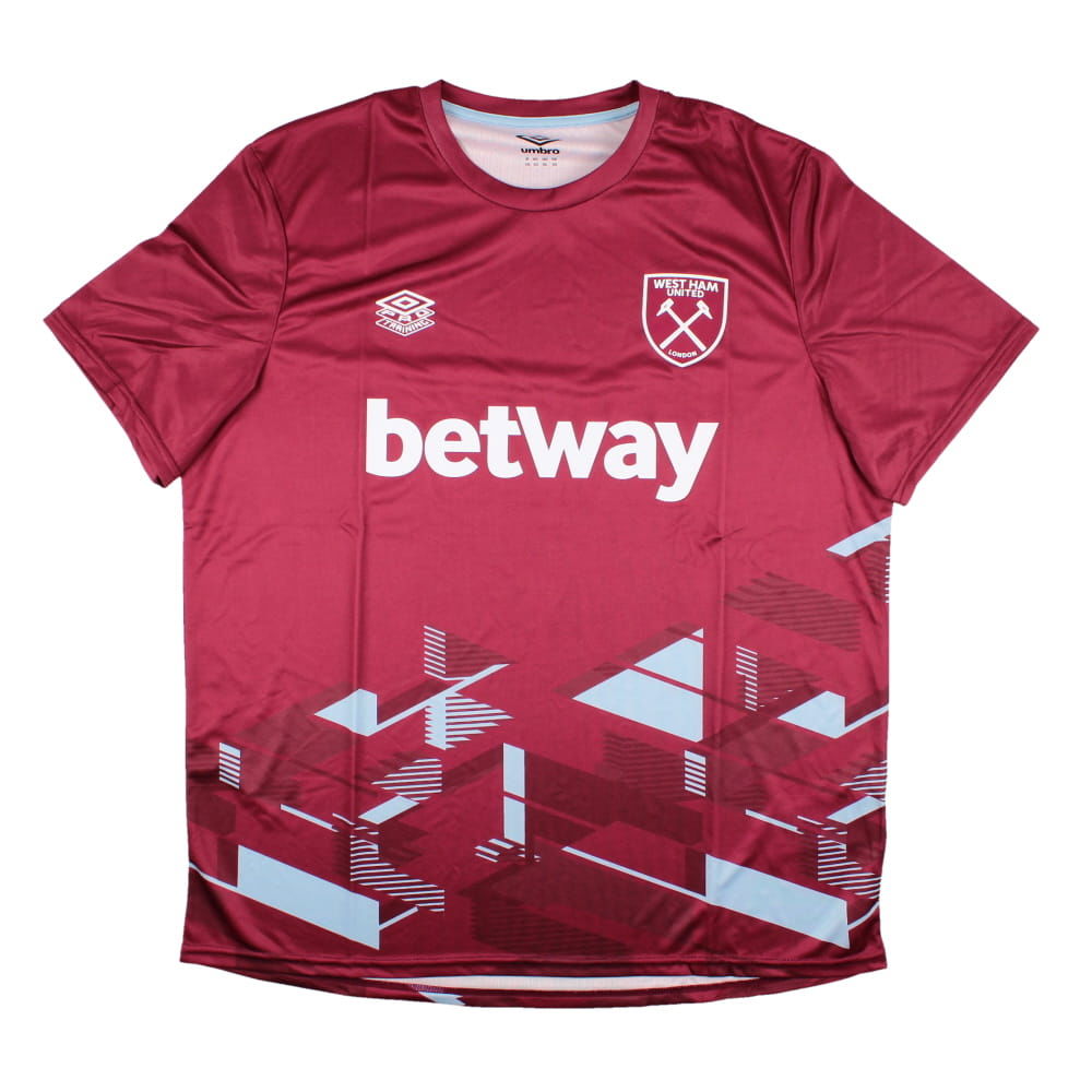 2023-2024 West Ham Warm Up Jersey (Claret) (CRESSWELL 3)