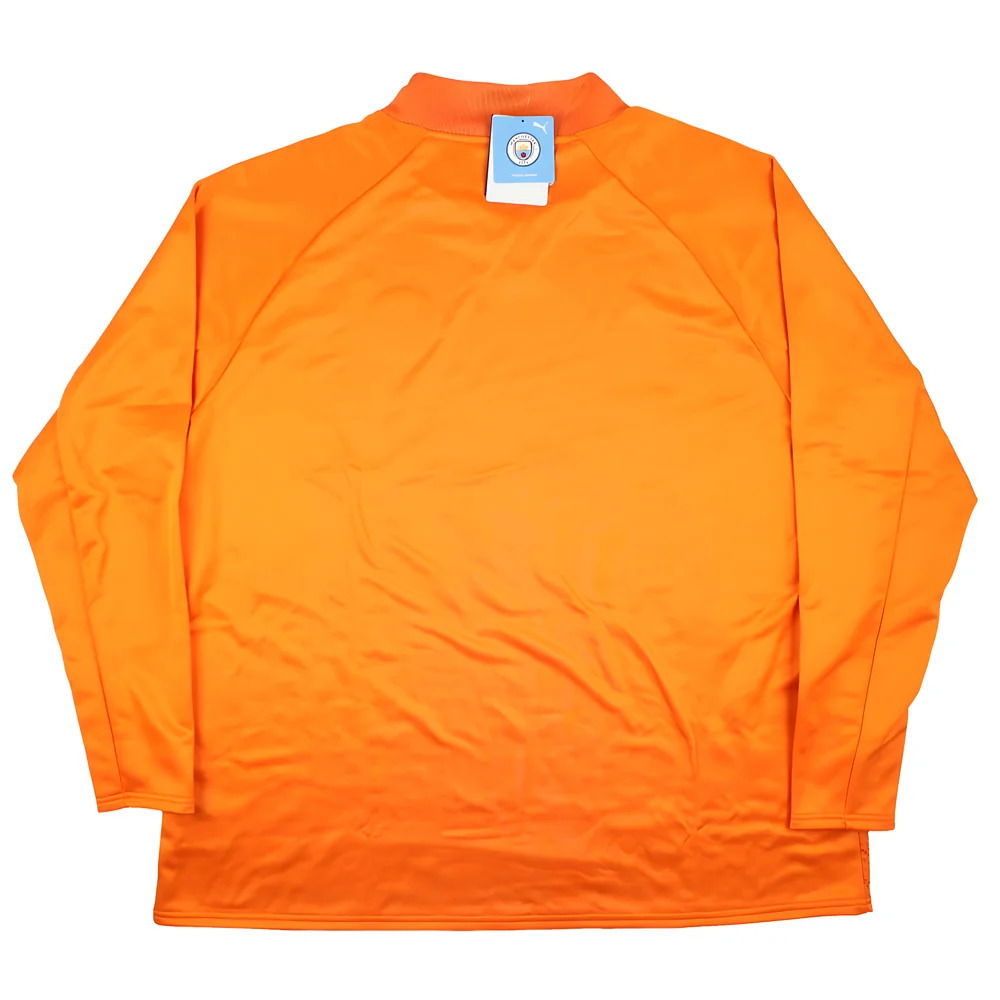 2023-2024 Man City Pre-Match LS Sweat Top (Orange)