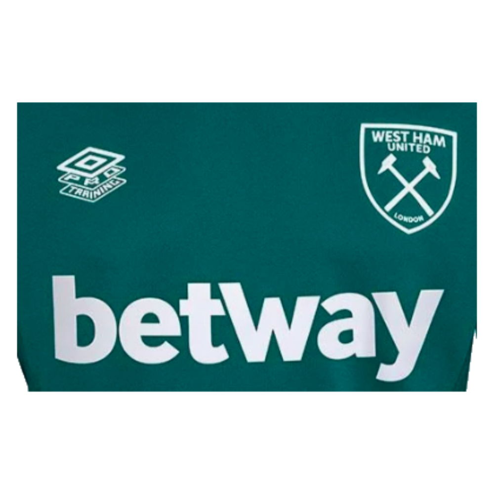 2023-2024 West Ham Training Jersey (Alexanderite)