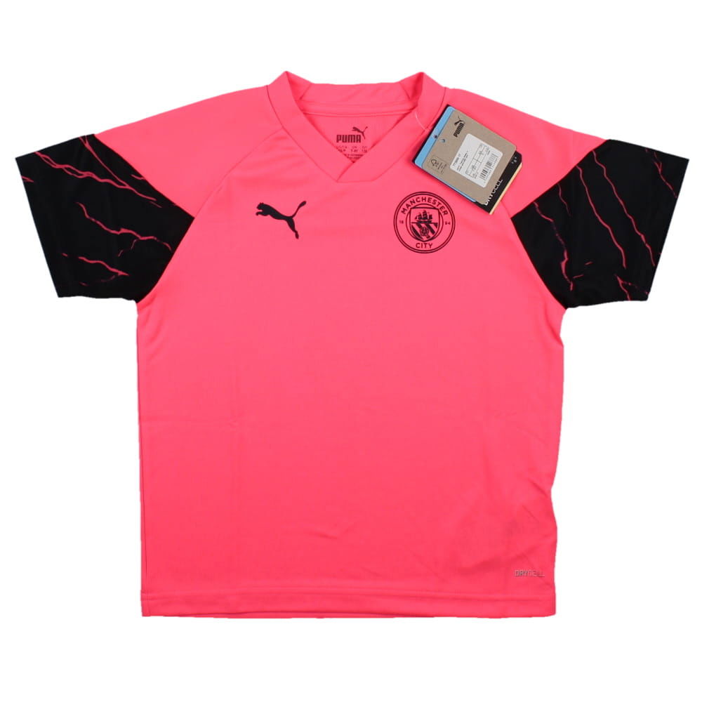 2023-2024 Man City Training Jersey (Sunset Glow) - Kids (HAALAND 9)