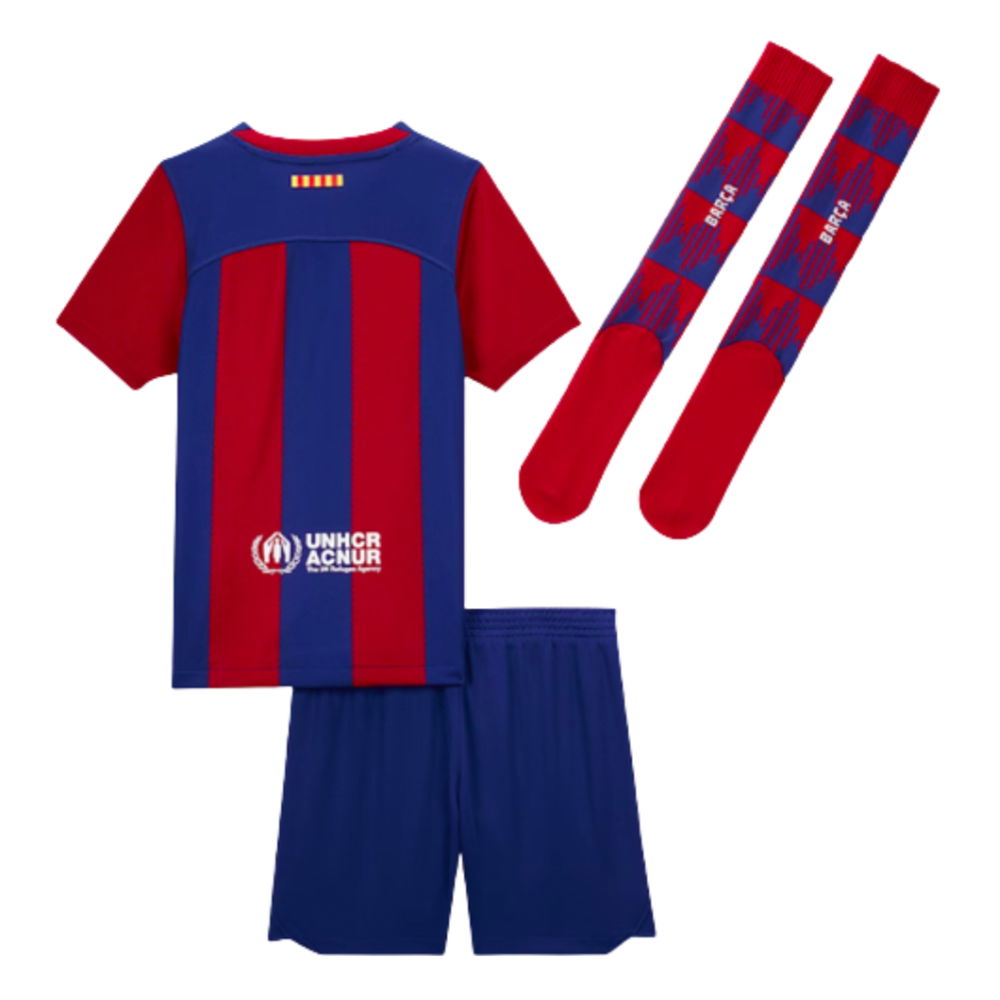 2023 2024 Barcelona Home Mini Kit DX2801 456 Uksoccershop