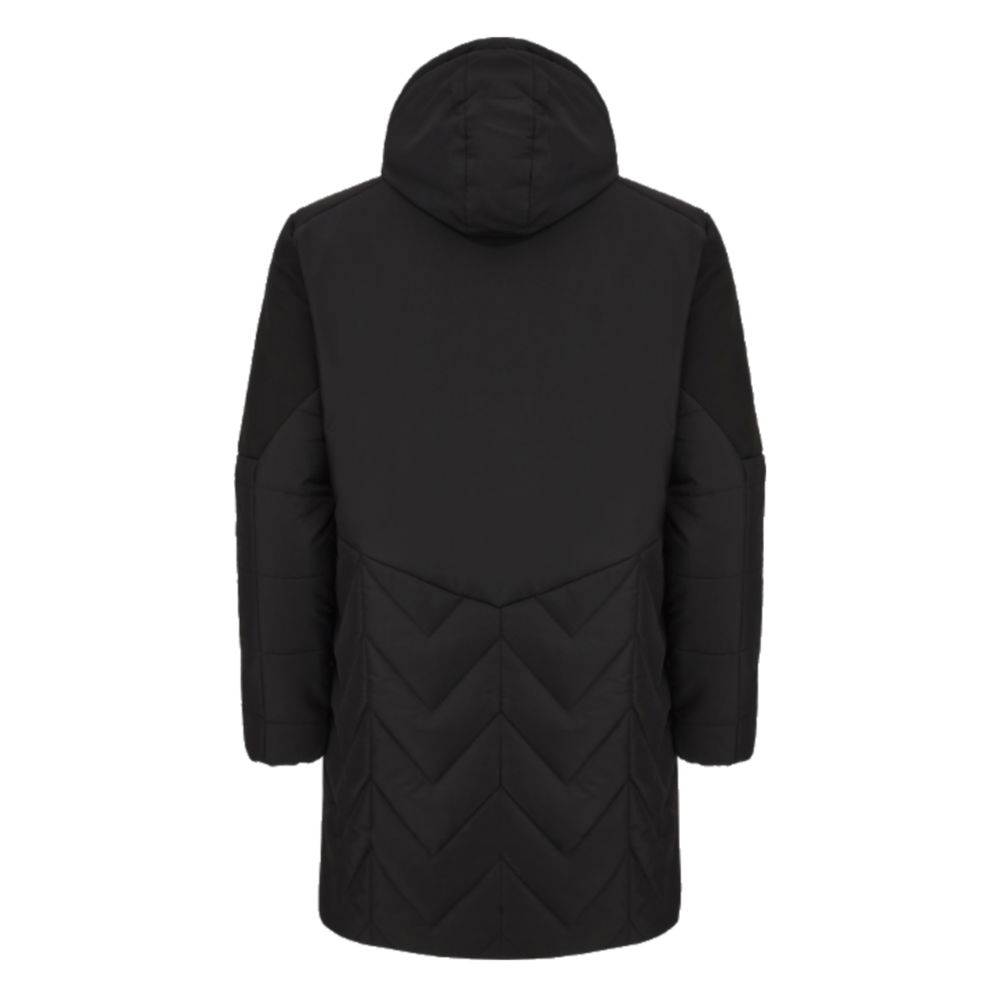 2023-2024 Wales WRU Padded Rugby Parka Jacket (Black)