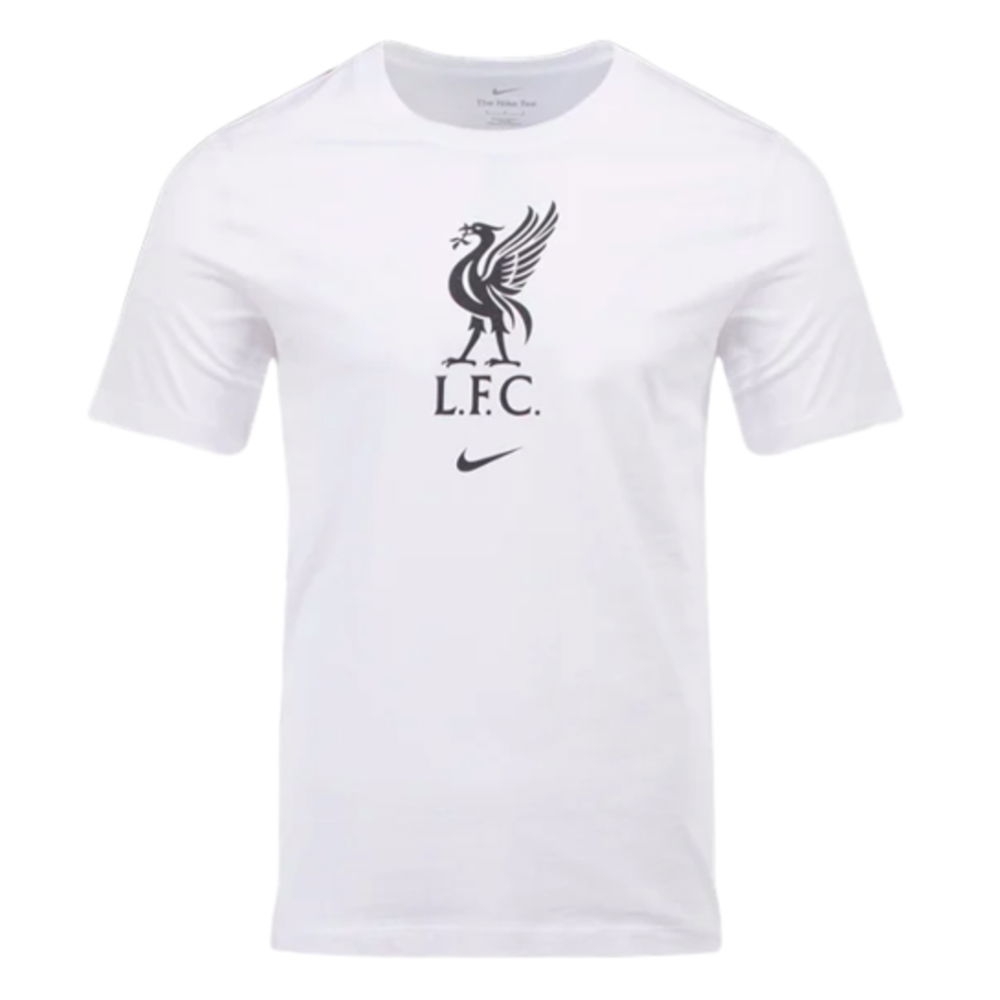 2023-2024 Liverpool Crest Tee (White) (M Salah 11)