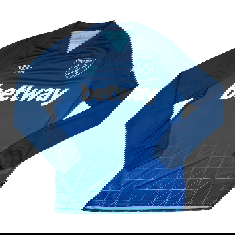 2023-2024 West Ham Long Sleeve Third Shirt (L PAQUETA 10)