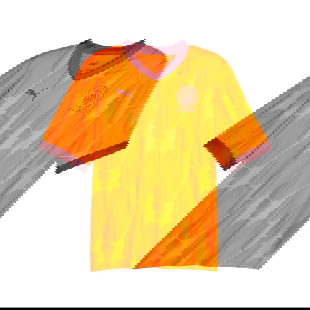 2023-2024 Manchester City eSports Jersey (Orange) (KOMPANY 4)
