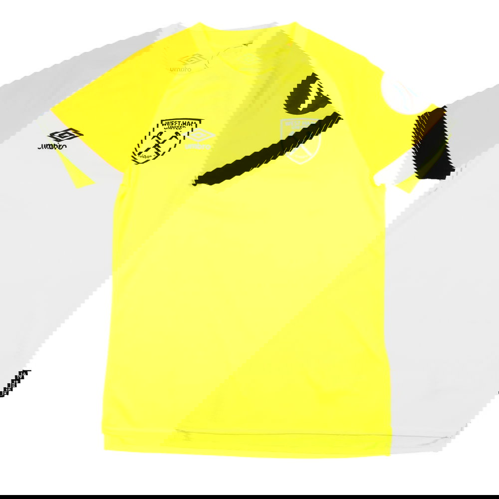 2023-2024 West Ham Change Goalkeeper Shirt (Yellow) - Kids (Fabianski 1)