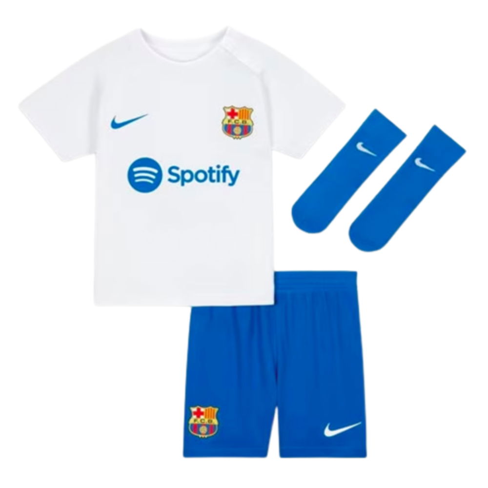 2023-2024 Barcelona Away Baby Kit (Codina 3)