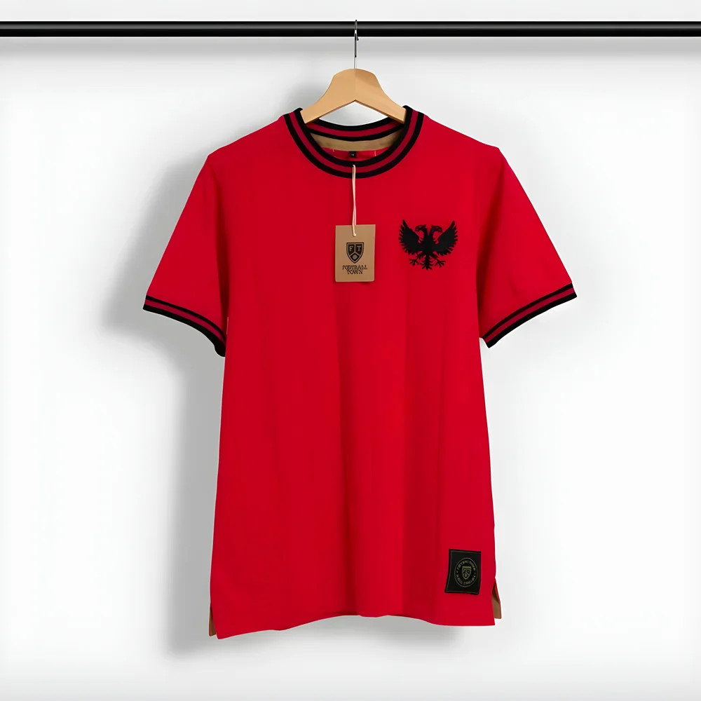 Albania Shqiponje Home Retro Football Shirt