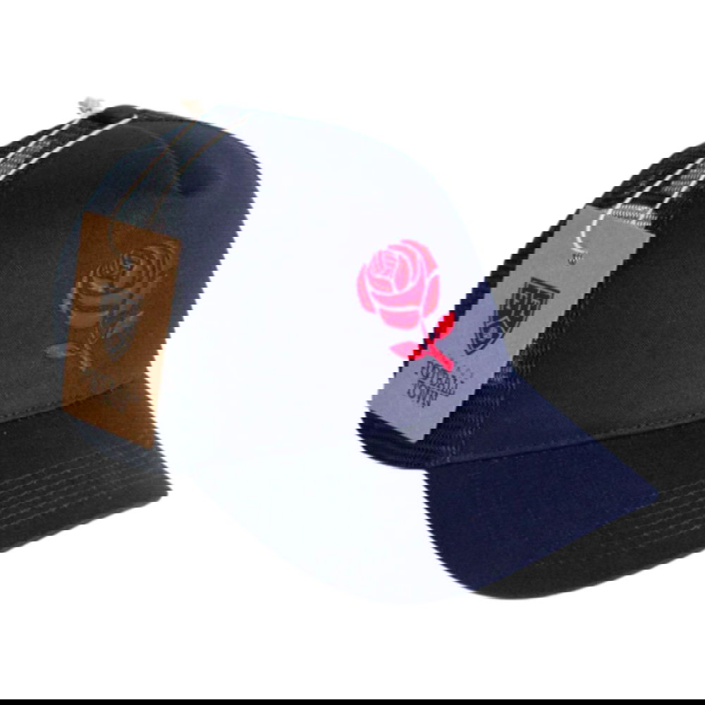 England The Red Rose Trucker (Navy)