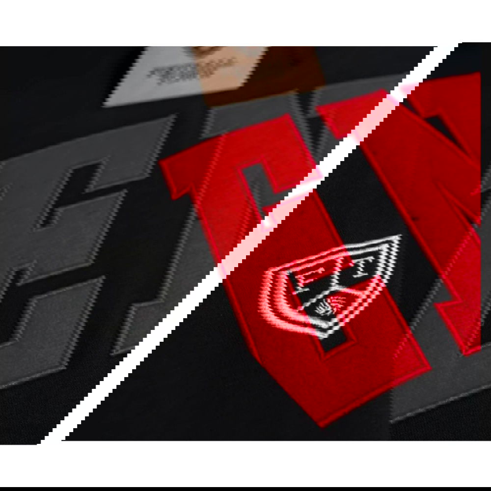 England Retro Football Sweatshirt (Black)