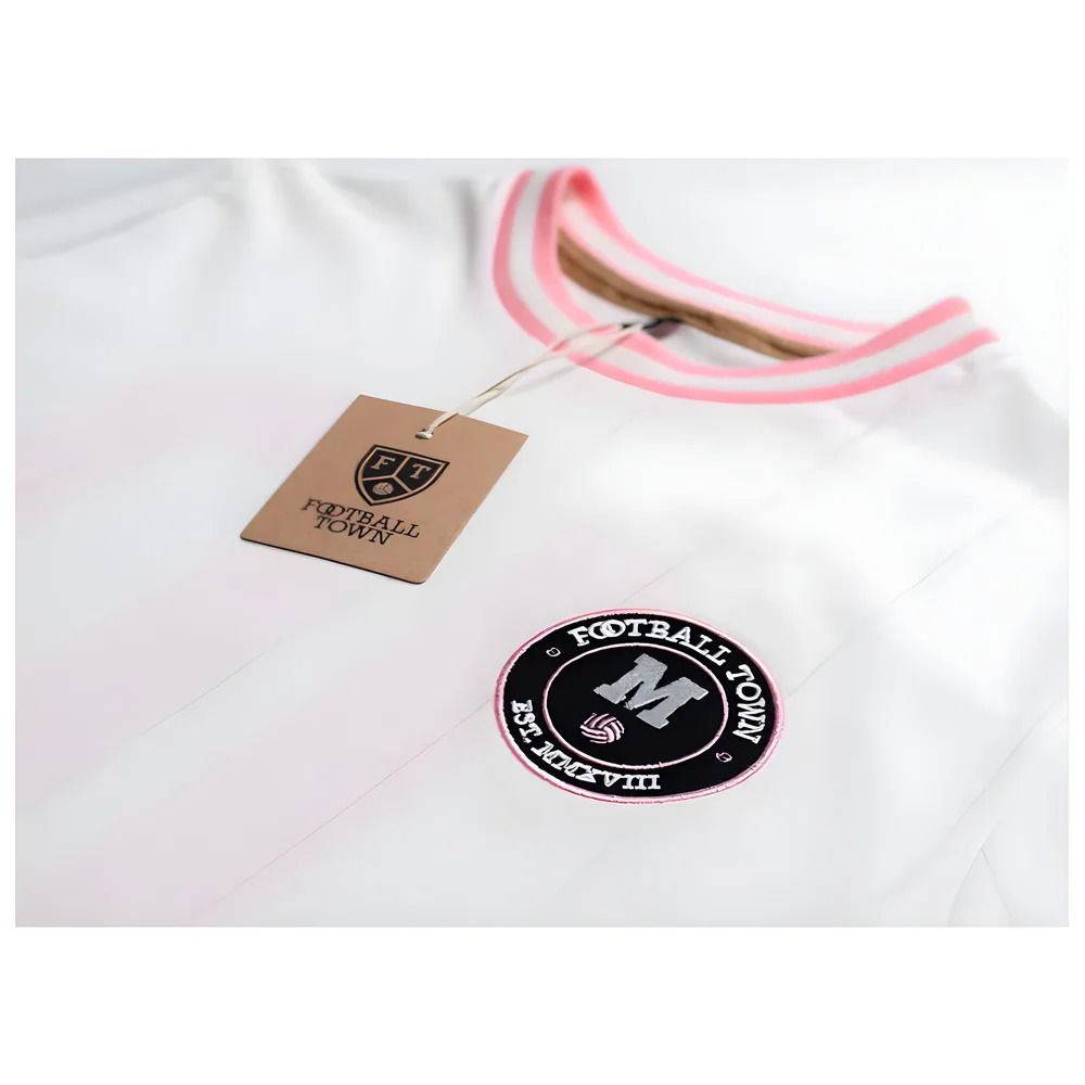 Miami Messi M GOAT White Retro Football Shirt