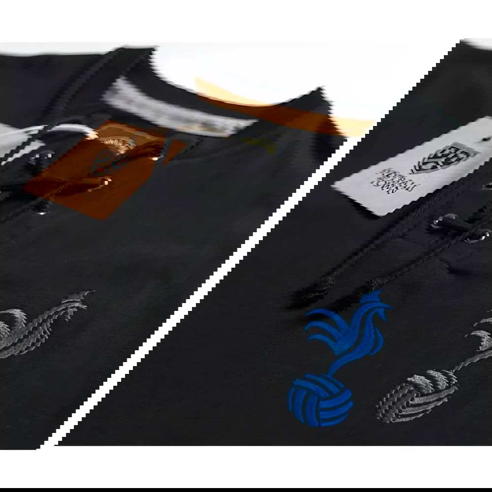 The Cockerel Black Retro Football LS Shirt