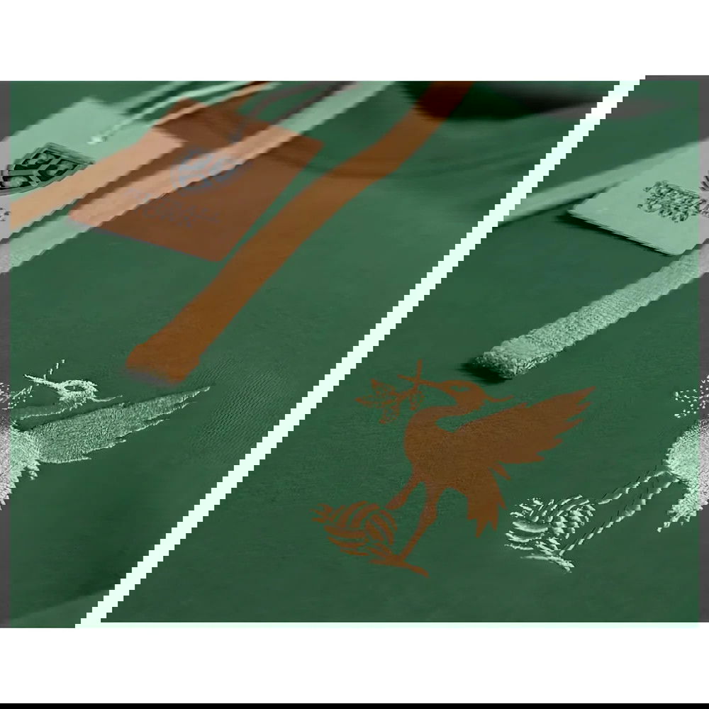 Liverpool Retro Hoodie The Bird Green
