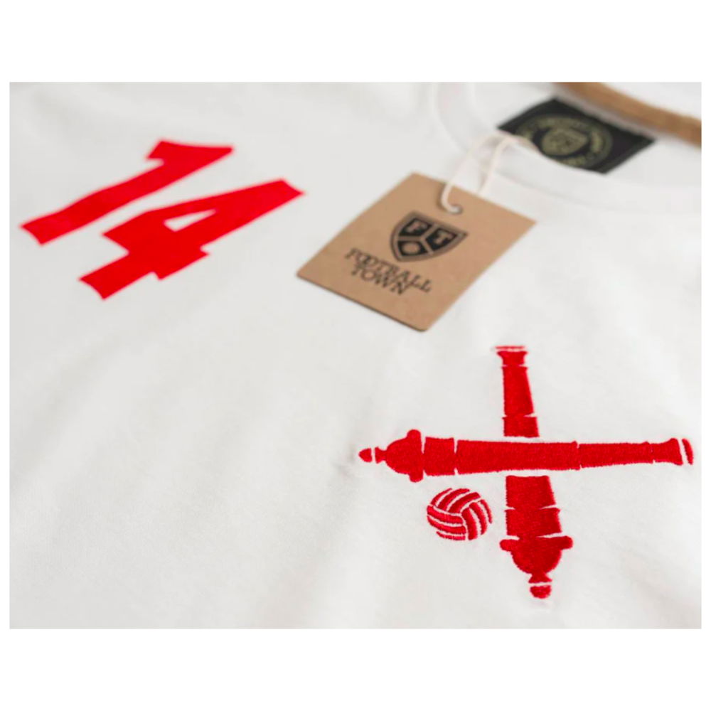 Thierry Henry The Cannon White 14 Retro Shirt