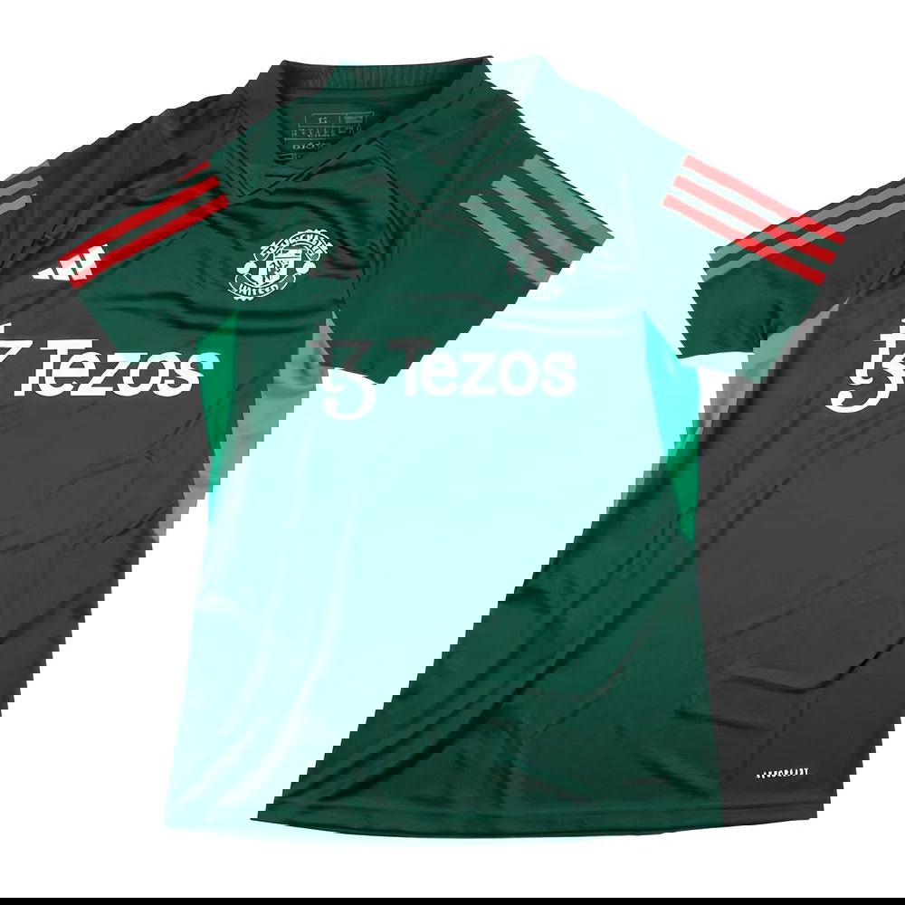 2023-2024 Man Utd Training Shirt (Green) - Ladies (Dalot 20)