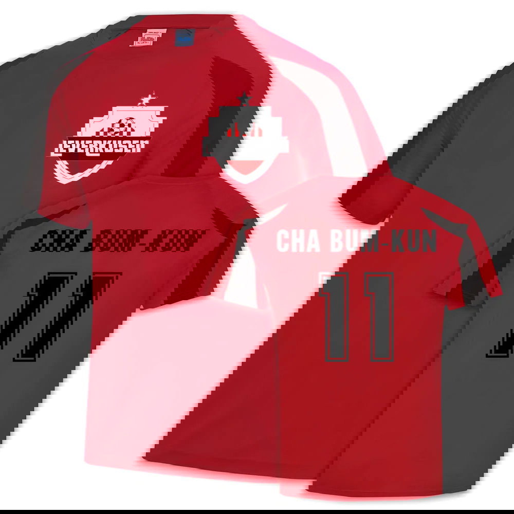 Bayer Leverkusen Sports Training Jersey (Cha Bum Kun 11)