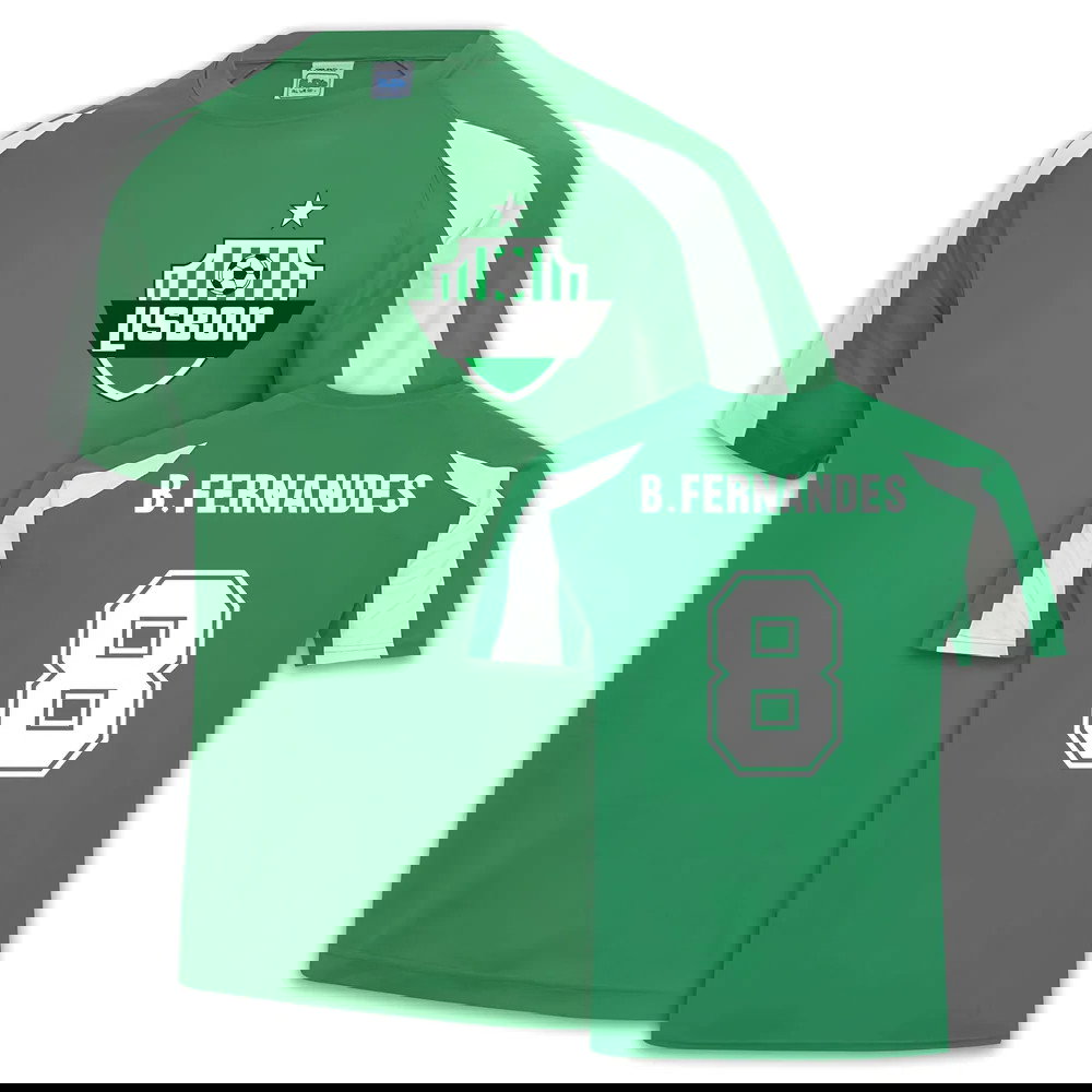 Bruno Fernandes Sporting Lisbon Sports Training Jersey (Blue)