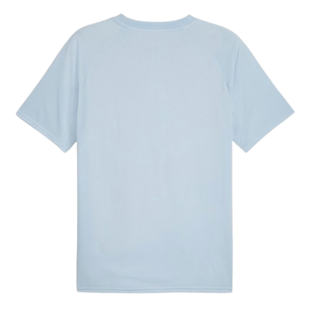 2023-2024 Man City Prematch SS Jersey (Silver Sky) - Kids (LAPORTE 14)