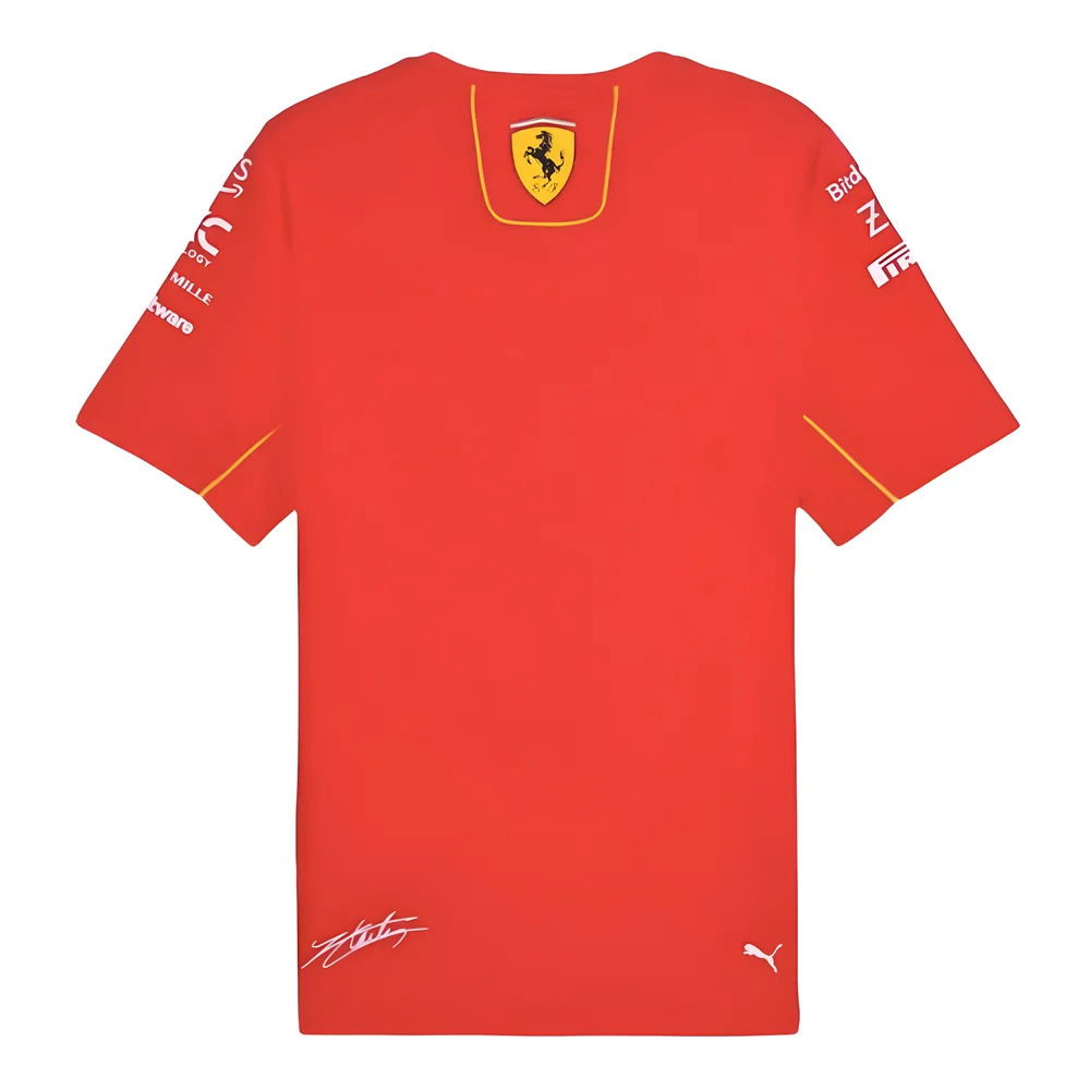 2024 Ferrari Charles Leclerc Driver T-Shirt (Red)
