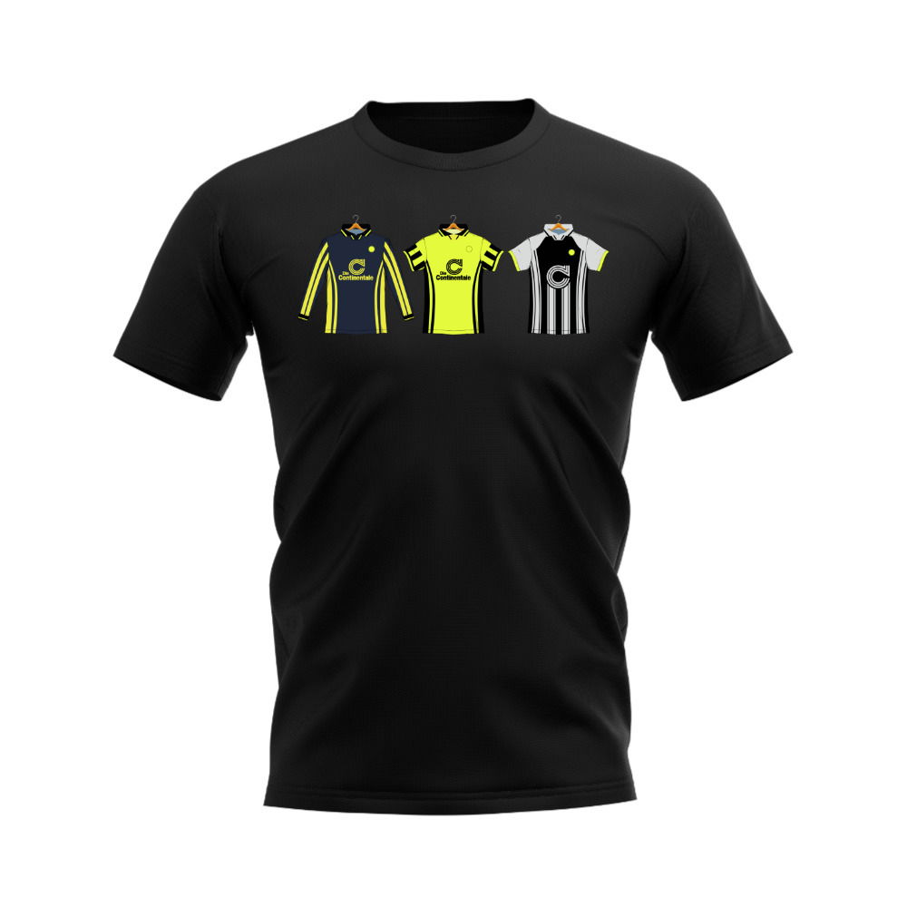 Dortmund 1996-1997 Retro Shirt T-shirt (Black) (Bellingham 22)