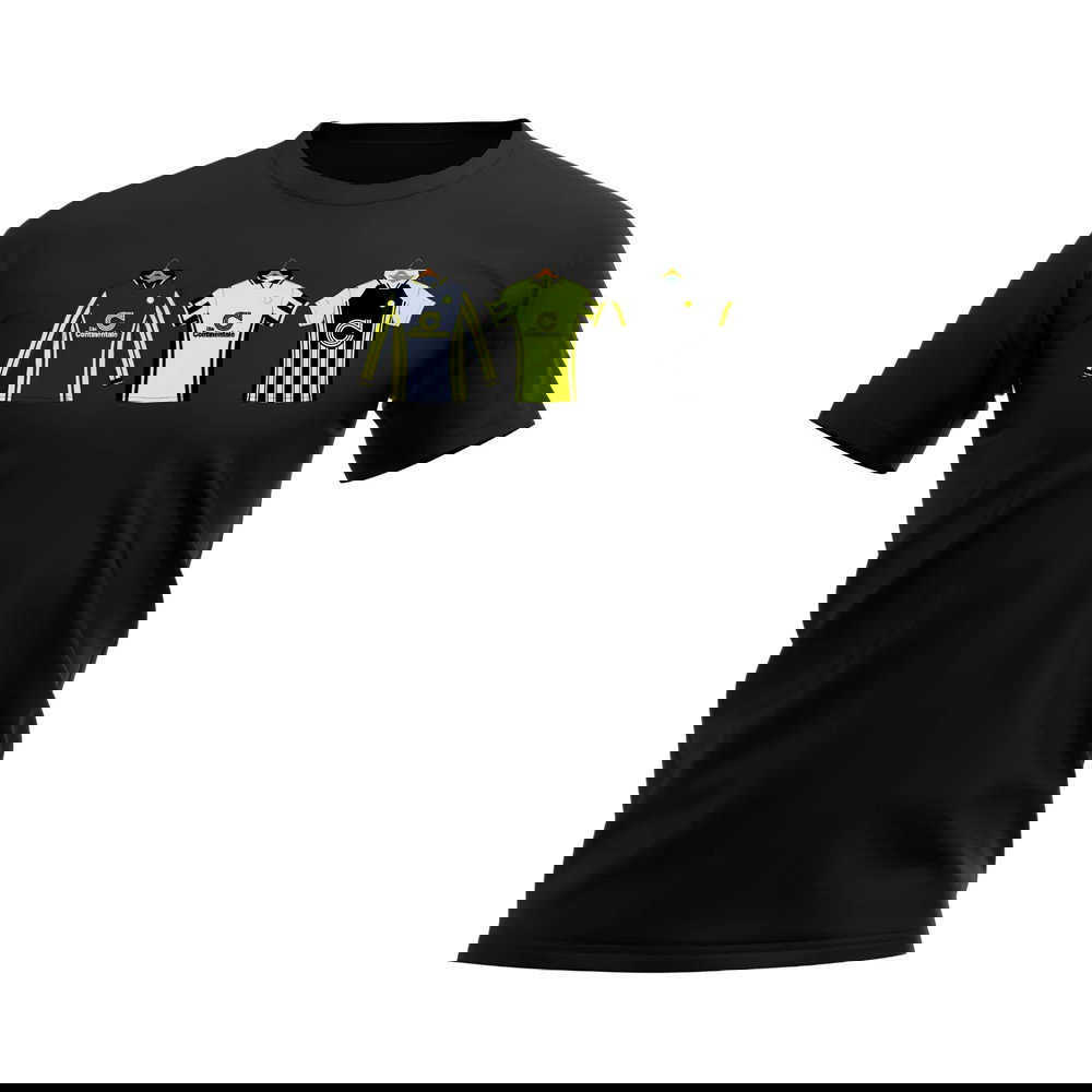 Dortmund 1996-1997 Retro Shirt T-shirt (Black) (Bellingham 22)