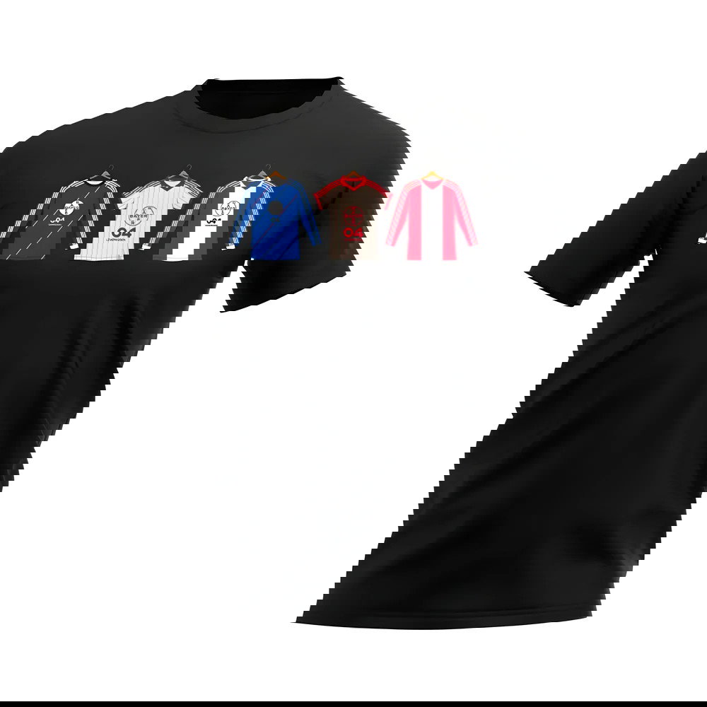 Leverkusen 1984-1985 Retro Shirt T-shirt (Black)