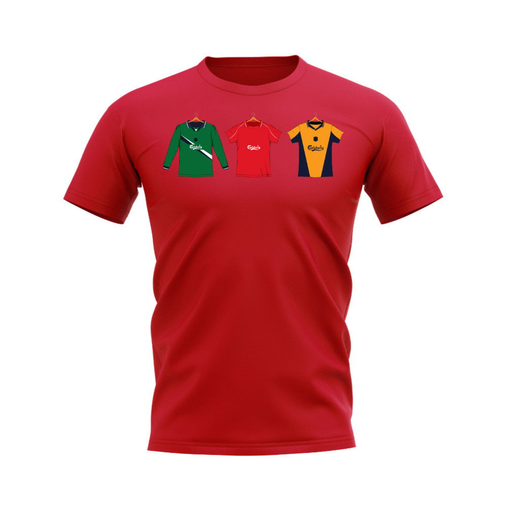 Liverpool 2000-2001 Retro Shirt T-shirt (Red) (Litmanen 37)