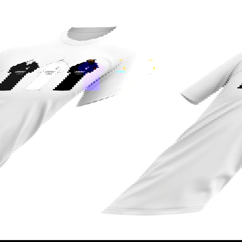 Real Madrid 2002-2003 Retro Shirt T-shirt (White) (R.CARLOS 3)